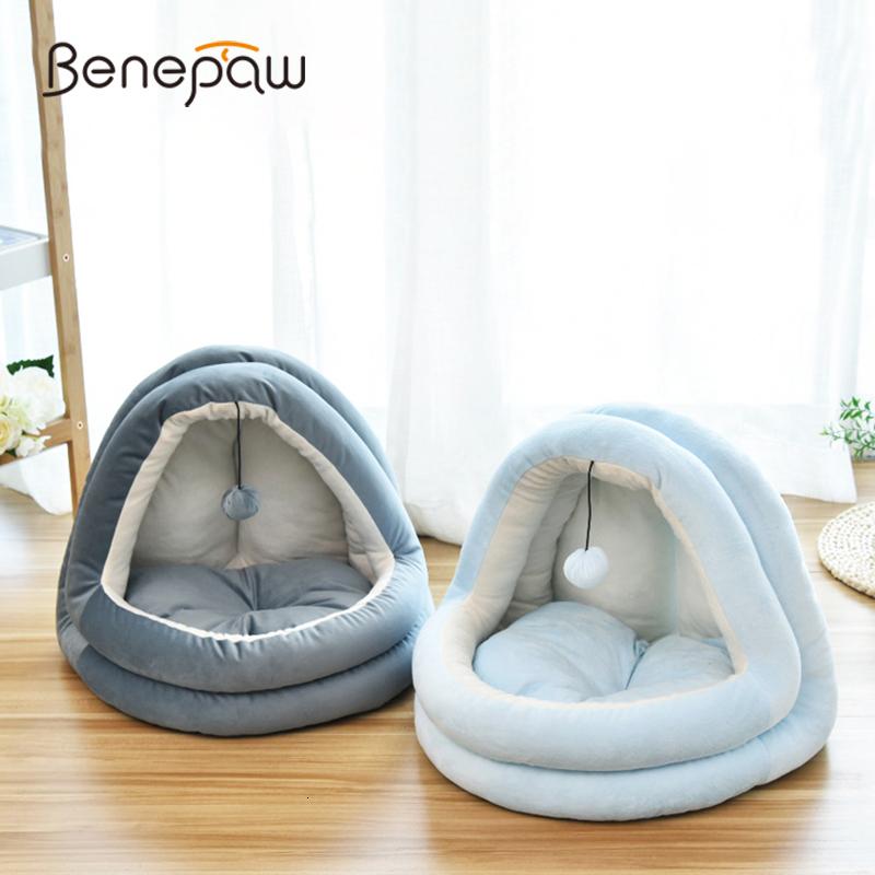 Benepaw Soft Pet Cat Bed House With Hanging Ball High-Quality Durable Removable Antislip Kitten Cave Warm Comfortable Tent
Benepaw Soft Pet Cat Bed House With Hanging Ball High-Quality Durable Removable Antislip Kitten Cave Warm Comfortable Tent