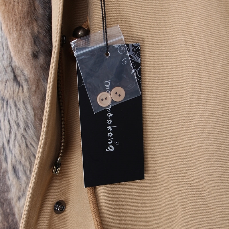 maomaokong Rabbit Fur Parkas Winter Jacket Women Parka Real Fur Coat 201019