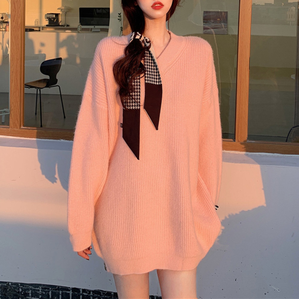 2021 New Japan Style Korean Fashion Sweater Popular Thin Simple Loose Winter Autumn V-neck Long Sleeves JHAG, Pink
2021 New Japan Style Korean Fashion Sweater Popular Thin Simple Loose Winter Autumn V-neck Long Sleeves JHAG, Pink