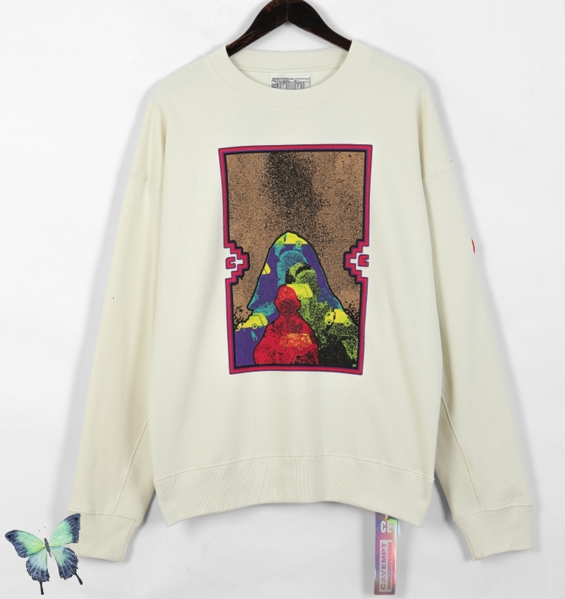 2021 New Psychedelic Picture Frame Sweatshirt Men Women Fashion Cotton Sweatshirts Cav Empt High Quality Pullover K5i7, Q67
2021 New Psychedelic Picture Frame Sweatshirt Men Women Fashion Cotton Sweatshirts Cav Empt High Quality Pullover K5i7, Q67