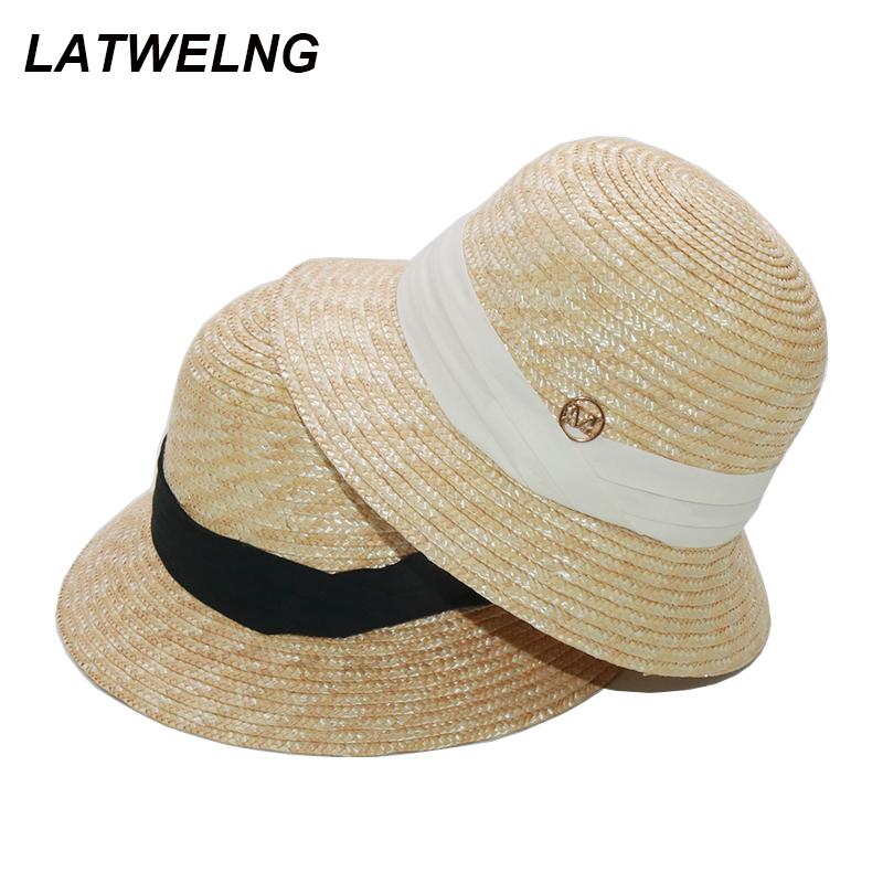 New Women Dome Sun Hats Girls Summer Straw Beach Hats Cute Bucket For Women Luxury Designer Brand Wholesale S1223, White
New Women Dome Sun Hats Girls Summer Straw Beach Hats Cute Bucket For Women Luxury Designer Brand Wholesale S1223, White
