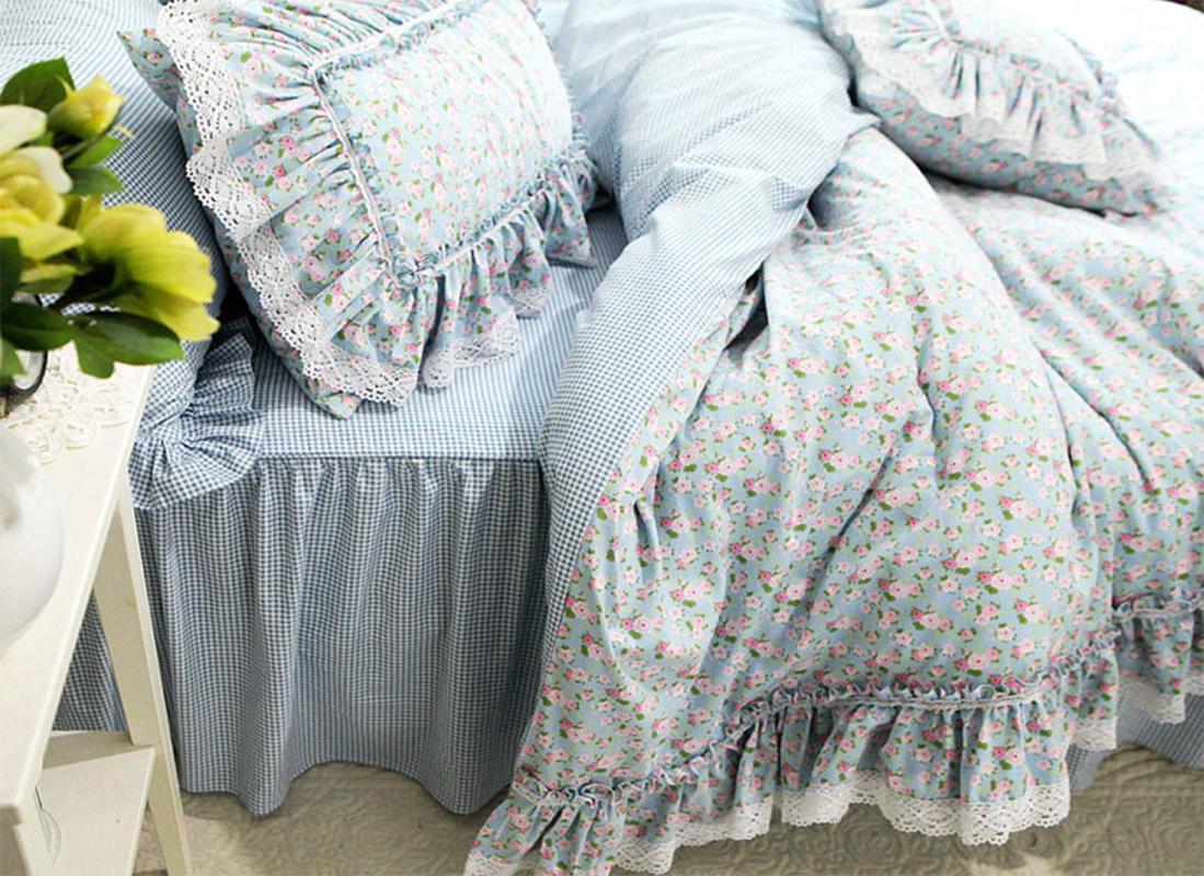 Pastoral blue flower bedding set girl, queen king cotton double modern floral home textile bedspread pillow case duvet cover1, Color 01
Pastoral blue flower bedding set girl, queen king cotton double modern floral home textile bedspread pillow case duvet cover1, Color 01