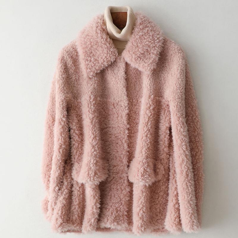 Winter Coat Women Autumn Clothes 2020 Sheep Shealrling Tops Real Fur Coat Female Wool Jacket Korean Vintage Abrigo Mujer ZT4347, Beige
Winter Coat Women Autumn Clothes 2020 Sheep Shealrling Tops Real Fur Coat Female Wool Jacket Korean Vintage Abrigo Mujer ZT4347, Beige