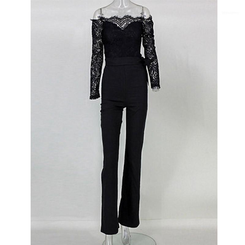 Women' Jumpsuits & Rompers Summer Bodysuit Long Sleeve Lace Formal Office Lady Style White Black And Blue 3 Color Sexy
Women' Jumpsuits & Rompers Summer Bodysuit Long Sleeve Lace Formal Office Lady Style White Black And Blue 3 Color Sexy