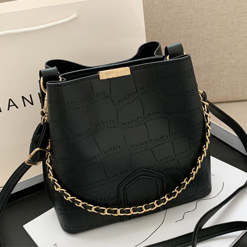 Stone Pattern Simple Bucket Crossbody Bags for Women Pu Leather Solid Color Lady Travel Handbags Female Shoulder Messenger Bag, Black
Stone Pattern Simple Bucket Crossbody Bags for Women Pu Leather Solid Color Lady Travel Handbags Female Shoulder Messenger Bag, Black