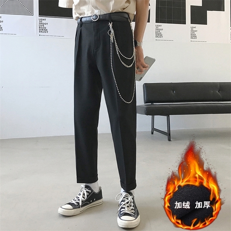 Men's Western-style Trousers thicken velvet Fashion Suit Pants Haren Pants Leisure Grey/black Casual Pants Big Size 28-34 201106, Beige
Men's Western-style Trousers thicken velvet Fashion Suit Pants Haren Pants Leisure Grey/black Casual Pants Big Size 28-34 201106, Beige