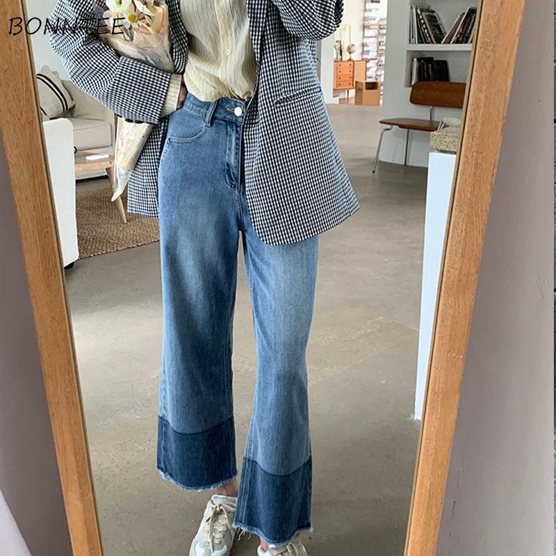 Ankle-length Jeans Women Panelled Chic Korean Style Streetwear Loose Casual Plus Size 5XL Feminino Denim Popular College Autumn, Blue
Ankle-length Jeans Women Panelled Chic Korean Style Streetwear Loose Casual Plus Size 5XL Feminino Denim Popular College Autumn, Blue