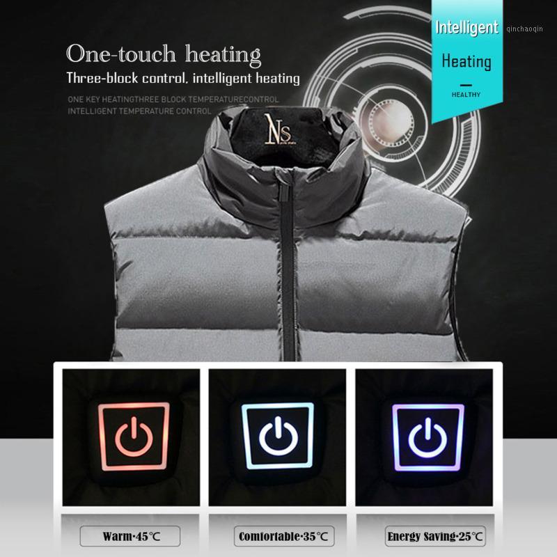 2020 Usb Charging Outdoor Warm Men's Coat Women's Vest Down Smart Heated Vest 3 Colors Winter Electric Heating Jackets For Ski1, Black
2020 Usb Charging Outdoor Warm Men's Coat Women's Vest Down Smart Heated Vest 3 Colors Winter Electric Heating Jackets For Ski1, Black