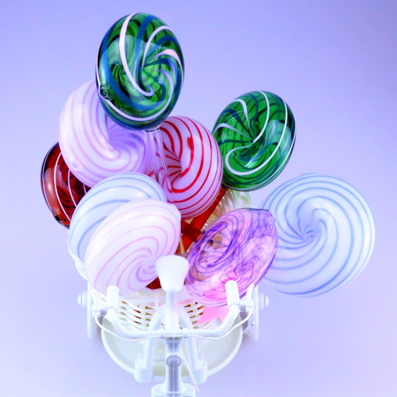 Colorful lollipop Glass Hand Pipe 
Colorful lollipop Glass Hand Pipe