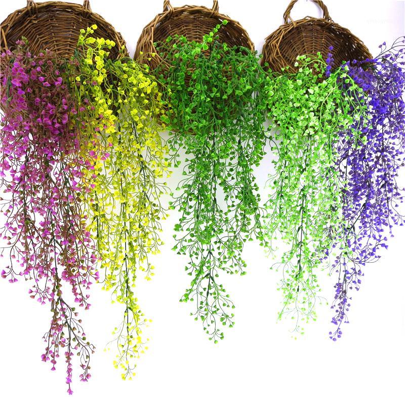 Green Purple Artificial Plant Silk Rattan Wall Flower Plant Wedding Party Decoration Fake Flowers Vine Home Decor Xmas1
Green Purple Artificial Plant Silk Rattan Wall Flower Plant Wedding Party Decoration Fake Flowers Vine Home Decor Xmas1