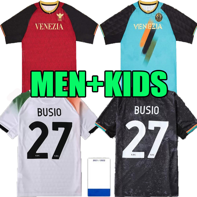 Venezia Soccer Jerseys 21 22 10 ARAMU #9 FORTE Venice Home Black Football Jersey 27 BUSIO #7 MAZZOCCHI Away White Shirt 2021/2022 Men 3rd Adult Uniforms 4th Red
Venezia Soccer Jerseys 21 22 10 ARAMU #9 FORTE Venice Home Black Football Jersey 27 BUSIO #7 MAZZOCCHI Away White Shirt 2021/2022 Men 3rd Adult Uniforms 4th Red