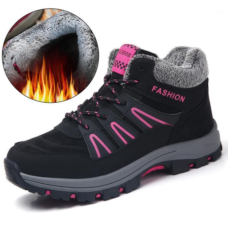 Winter Women's Snow Boots Leather Women Warm Thick Plush Snow Boots Waterproof Female Wedge Suede Non-Slip Lady Shoes1, Black
Winter Women's Snow Boots Leather Women Warm Thick Plush Snow Boots Waterproof Female Wedge Suede Non-Slip Lady Shoes1, Black