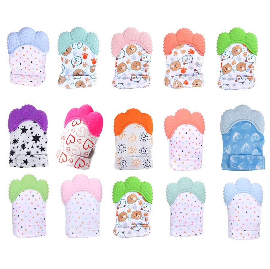 Glue biting toys Glove Baby Toy Teether Food Grade Safety Silicone Material BPA Free Children s Educational Colorful Molar Bar