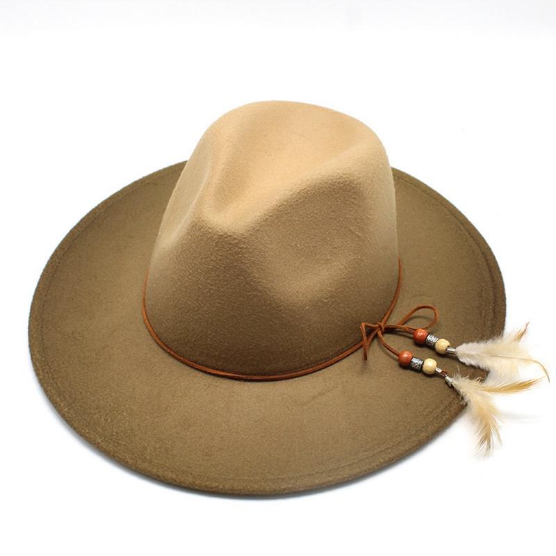 Unisex Fedora Jazz Hats for Men and Women Woolen Color Gradient with Big Visor Knotted Decoration Outdoor Fashion, Army green
Unisex Fedora Jazz Hats for Men and Women Woolen Color Gradient with Big Visor Knotted Decoration Outdoor Fashion, Army green