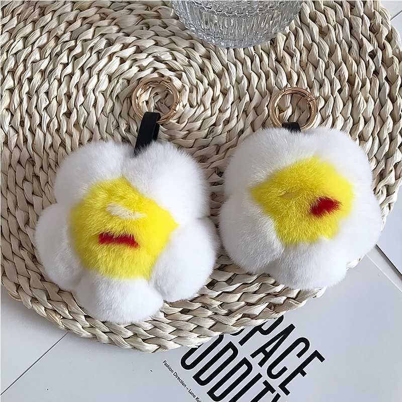 Trinket Keychains Sun flower Key-Ring Car-Pendant Real Rex Fur Women Cute Accessories1
Trinket Keychains Sun flower Key-Ring Car-Pendant Real Rex Fur Women Cute Accessories1