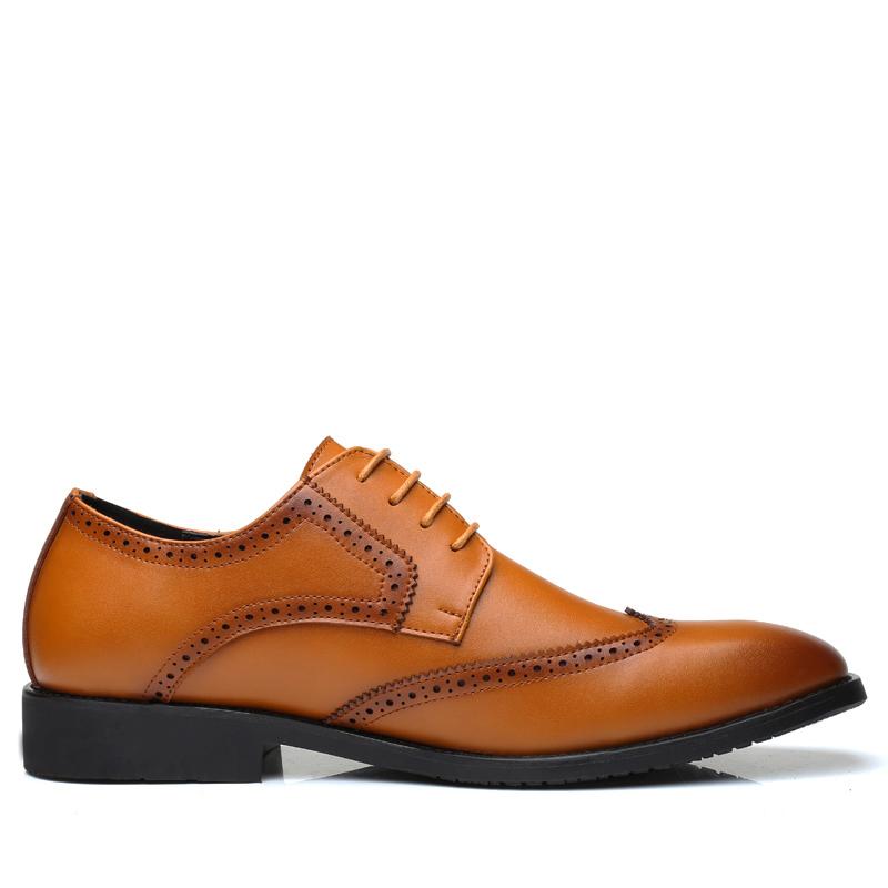 Men Formal Shoes Pointed Toe Leather Oxford Shoes For Men Dress Business Suit Zapatos Hombre Big Size Oxfords1