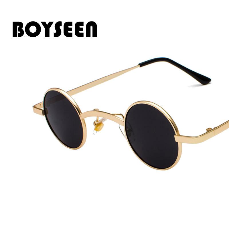 BOYSEEN steampunk retro small round Sunglasses women vintage glasses brand design ultra small frame UV400 8019
BOYSEEN steampunk retro small round Sunglasses women vintage glasses brand design ultra small frame UV400 8019