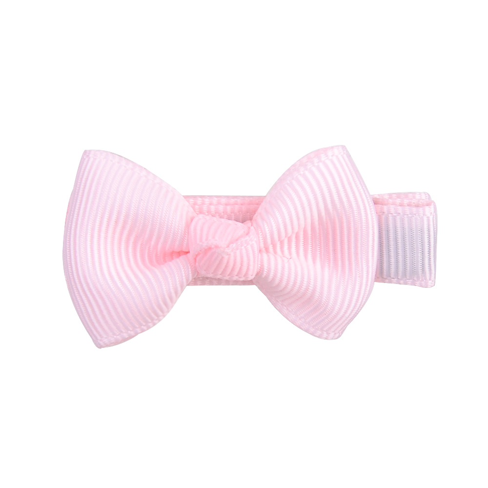 40 pcs/lot Cute Mini Bows With Clip For Baby Girls Hair Clips Tie Solid Ribbon Barrettes Kids Hairpins Headwear Accessories