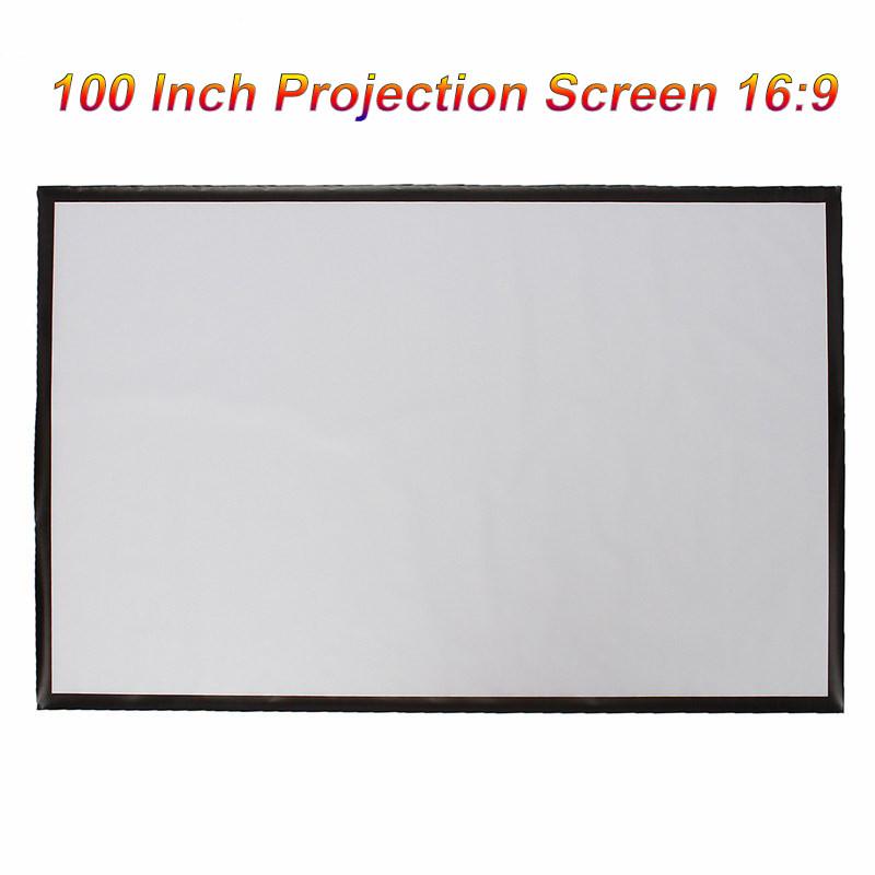 Projector Screen 100 Inch MaWhite Fabric Screen For Cinema 3D Projector Accessorie Wall Ceiling Home Theater Game Office
Projector Screen 100 Inch MaWhite Fabric Screen For Cinema 3D Projector Accessorie Wall Ceiling Home Theater Game Office