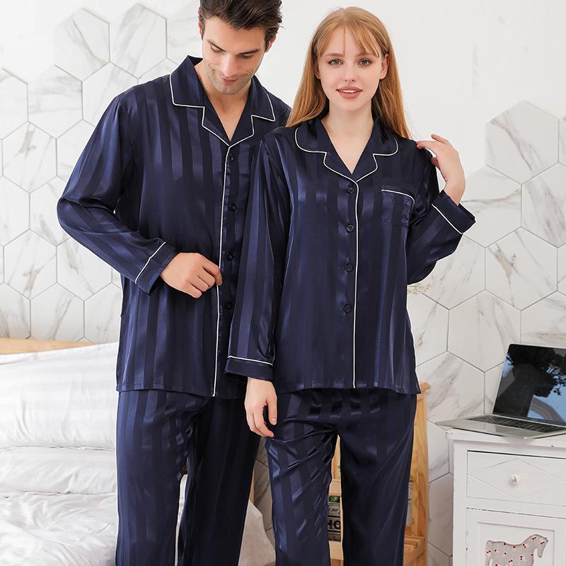 2021 New Men Women Silk Satin Pajamas Pyjamas Set Long Sleeve Sleepwear Pijama Pajama Suit Couples Two Piece Set Loungewear, Man wine red
2021 New Men Women Silk Satin Pajamas Pyjamas Set Long Sleeve Sleepwear Pijama Pajama Suit Couples Two Piece Set Loungewear, Man wine red