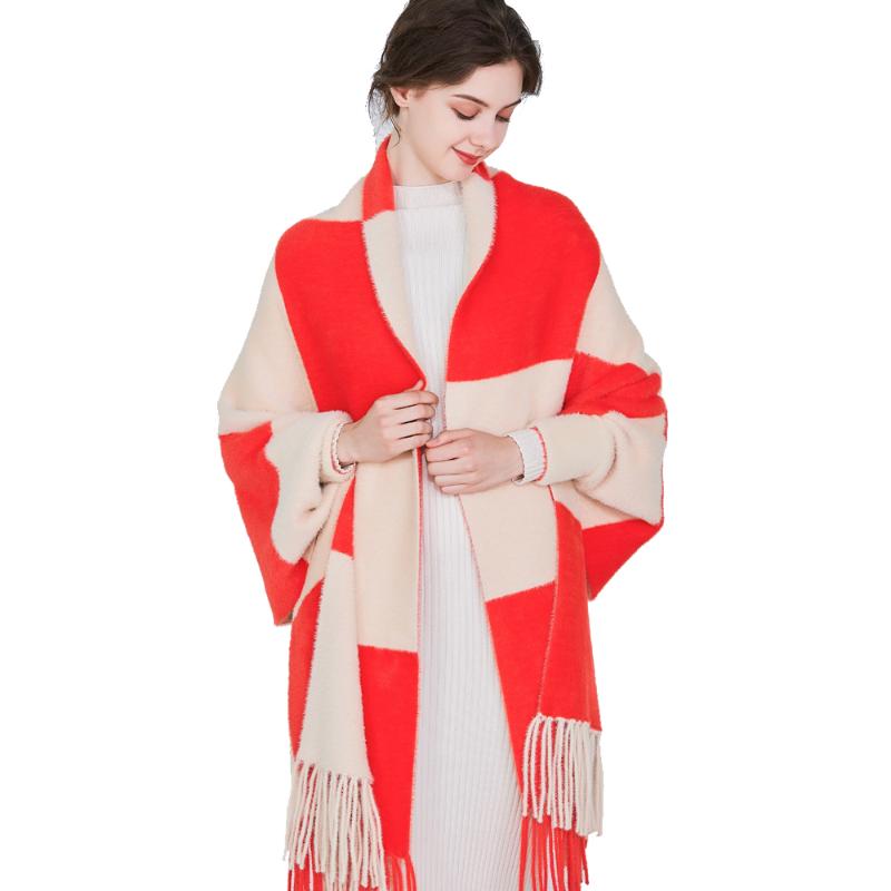 Brand New design with Bat sleeve Poncho scarf Women's Cashmere Poncho Zizith Embroider Cape Blanket wrapped shawl Scarf
Brand New design with Bat sleeve Poncho scarf Women's Cashmere Poncho Zizith Embroider Cape Blanket wrapped shawl Scarf