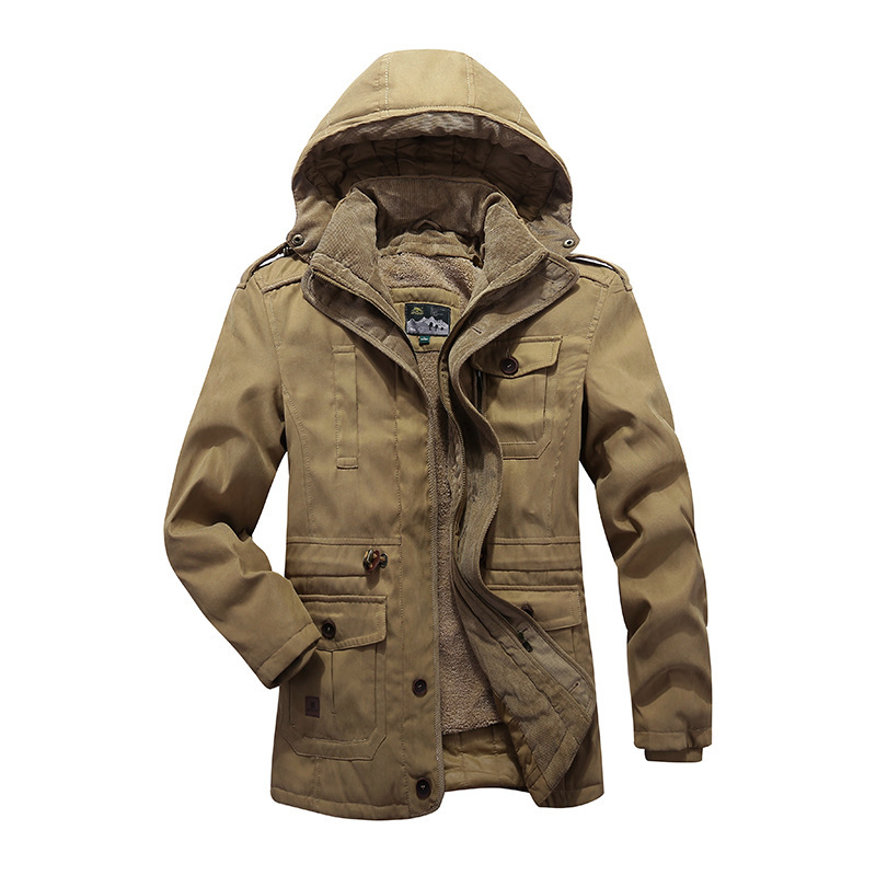 2021 The New New Men's Cotton Coat of Two Detachable Casual Outer Lining 8exn, Khaki.
2021 The New New Men's Cotton Coat of Two Detachable Casual Outer Lining 8exn, Khaki.
