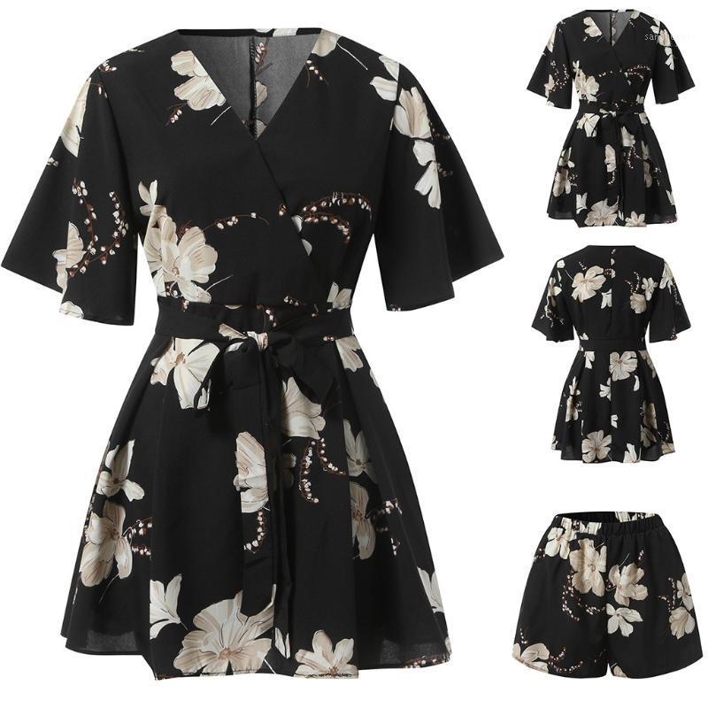 2020 New Summer Two Pieces Outfits floral Print Casual Women' Set Tracksuit Flower Print Dress+Short Pants Sashes 2 pieces#31
2020 New Summer Two Pieces Outfits floral Print Casual Women' Set Tracksuit Flower Print Dress+Short Pants Sashes 2 pieces#31