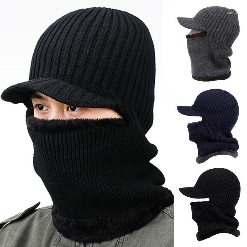 Men Winter Knitted Balaclava Beanie Hat with Visor Plush Lining Neck Warmer Mask X7YA1
Men Winter Knitted Balaclava Beanie Hat with Visor Plush Lining Neck Warmer Mask X7YA1