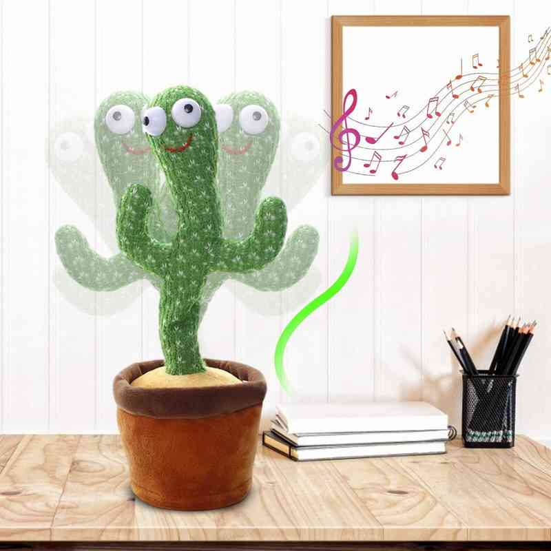 Dancing Cactus Toys S Electronic Plush Toys Twisting Singing Dancer For Babies Children Toy Music Luminescent Christmas Gift 220209 - view 3