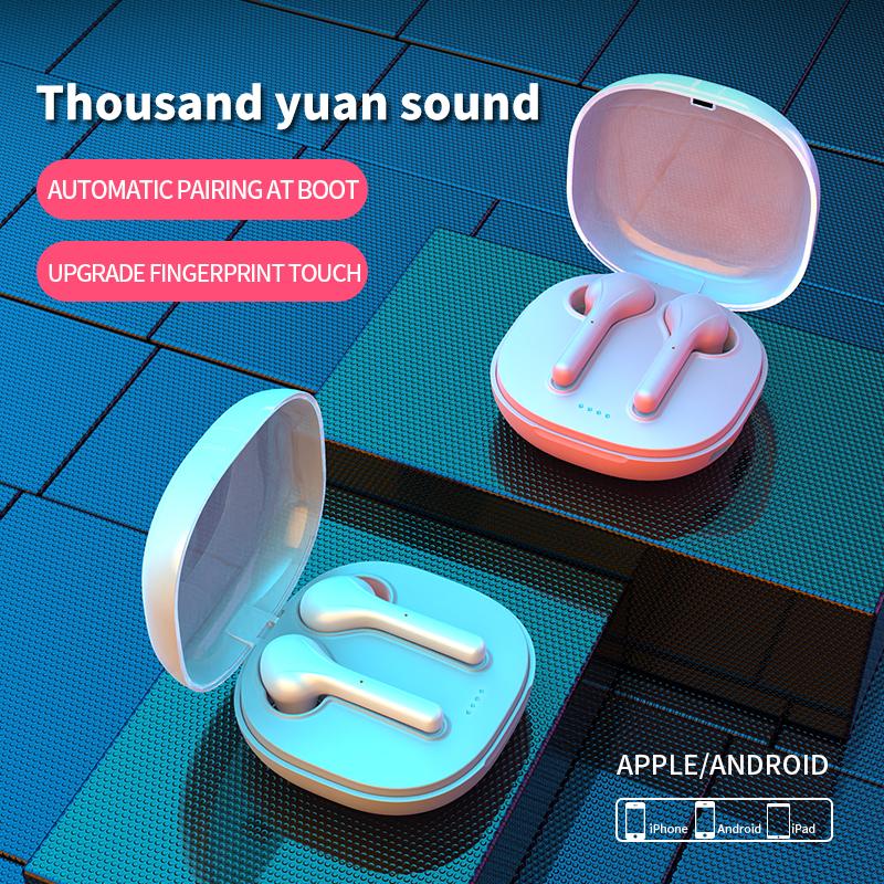 New TWS Wireless Headphones0 E Bluetooth V5.arphones Gaming Earbuds Headsets Music 9D HIFI Stereo Sound Waterproof Mini Design, Black
New TWS Wireless Headphones0 E Bluetooth V5.arphones Gaming Earbuds Headsets Music 9D HIFI Stereo Sound Waterproof Mini Design, Black