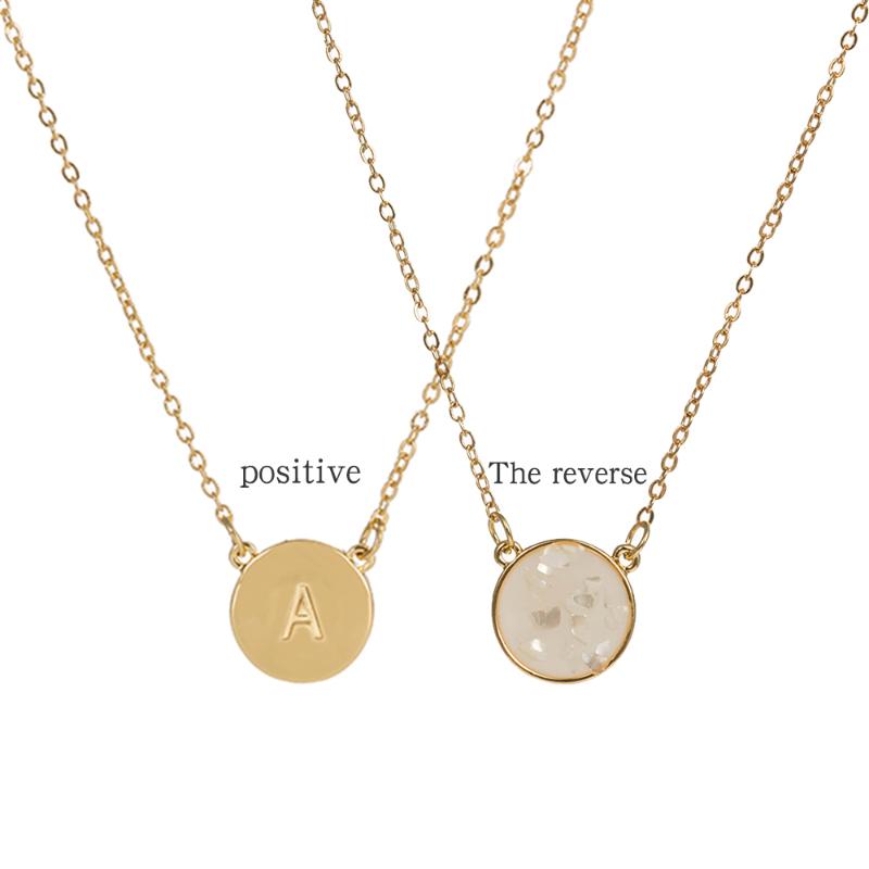 Simple Broken Shell 26 Letter Initial Alphabet Pendant Necklaces Women Girl KC Gold Color Chain Necklace Collier Female Jewelry
Simple Broken Shell 26 Letter Initial Alphabet Pendant Necklaces Women Girl KC Gold Color Chain Necklace Collier Female Jewelry