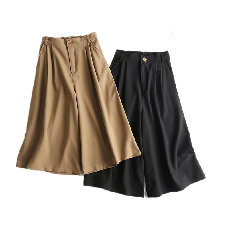2021 New Wide Leg Loose Style High Waist Midi Length Female Trousers Casual Women Summer Pants 2lmt, Black
2021 New Wide Leg Loose Style High Waist Midi Length Female Trousers Casual Women Summer Pants 2lmt, Black
