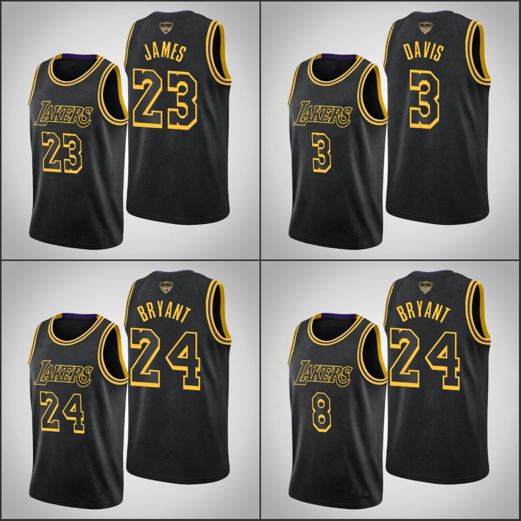 Los Angeles Lakers Kobe Bryant Men LeBron James Anthony Davis NBA Black 2020 Finals Bound Tribute Jersey
Los Angeles Lakers Kobe Bryant Men LeBron James Anthony Davis NBA Black 2020 Finals Bound Tribute Jersey