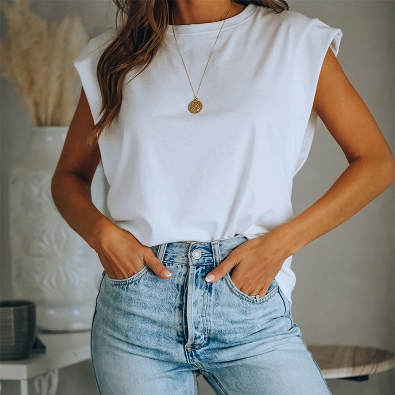 New Summer Basic Tees Women Plus Size Black White T-shirts Streetwear O-neck Loose Short Sleeve T Shirt Solid Camisas Mujer T200614