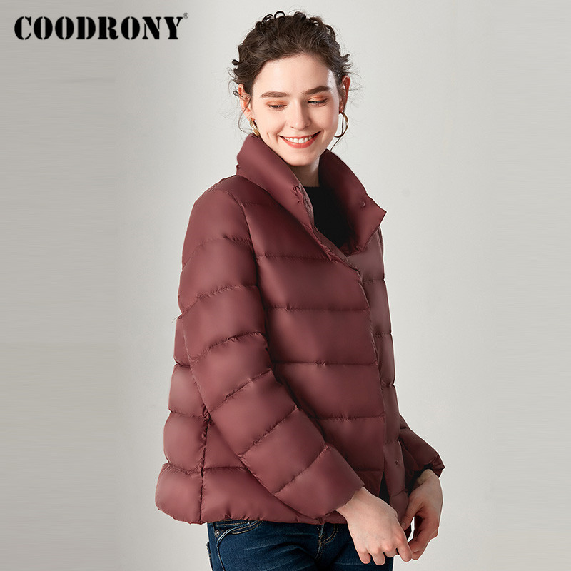 COODRONY Brand New Elegant Women's Winter Down Jacket Streetwear Fashion Windproof Warm High Quality Female Parkas W9001 201103, Khaki
COODRONY Brand New Elegant Women's Winter Down Jacket Streetwear Fashion Windproof Warm High Quality Female Parkas W9001 201103, Khaki