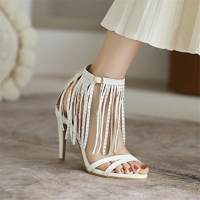 Fringe Women Sandals Sexy High Heels 2021 New Ladies Sandals Women Summer Shoes Pumps Large Size 50, Black
Fringe Women Sandals Sexy High Heels 2021 New Ladies Sandals Women Summer Shoes Pumps Large Size 50, Black