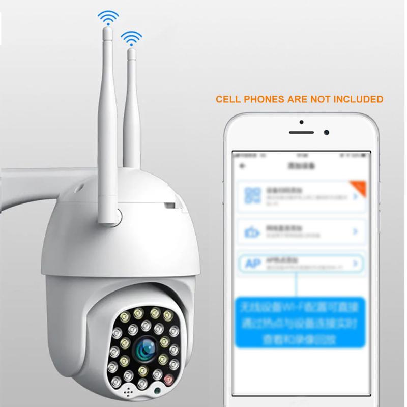 Office Night Vision Outdoor Waterproof Wireless Speed Dome 1080P 5MP Automatic Tracking Security Camera Home 23 LED Full Color
Office Night Vision Outdoor Waterproof Wireless Speed Dome 1080P 5MP Automatic Tracking Security Camera Home 23 LED Full Color