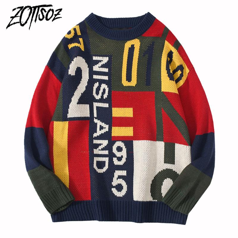 ZOTTSOZ Knit Jumpers Hip Hop Streetwear Casual Harajuku Fashion Women Men Knitted Color Block Patchwork Sweaters Pullover Tops, Colorful
ZOTTSOZ Knit Jumpers Hip Hop Streetwear Casual Harajuku Fashion Women Men Knitted Color Block Patchwork Sweaters Pullover Tops, Colorful