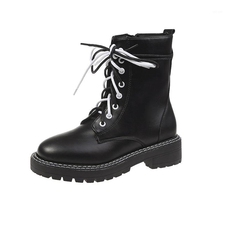 Women's Boots leather boots zapatos de mujer platform women fashion classic black ankle for women1
Women's Boots leather boots zapatos de mujer platform women fashion classic black ankle for women1