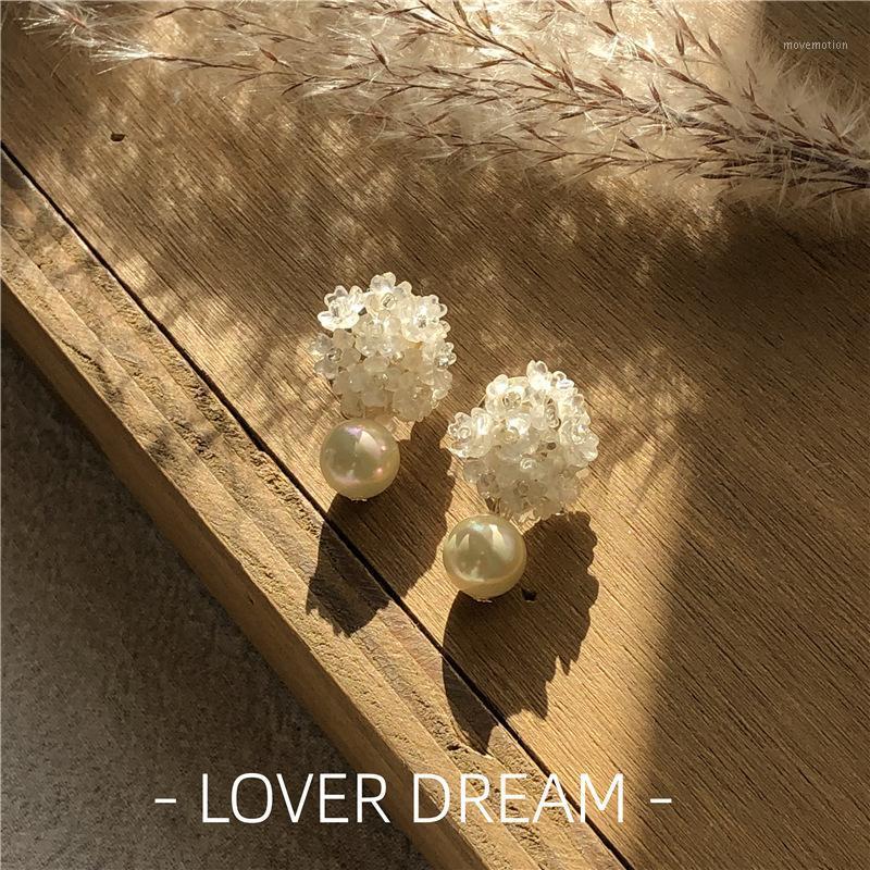 Korean Vintage Color Earrings For Women White Shell Crystal Flower Petals Earrings With Pearl Hanging Fashion Jewelry1
Korean Vintage Color Earrings For Women White Shell Crystal Flower Petals Earrings With Pearl Hanging Fashion Jewelry1