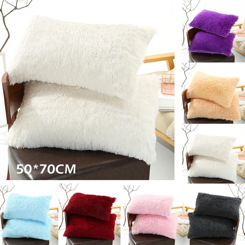 Pillow Case 2Pcs/Set Plush Cover Pillowcases Faux Fur Shaggy Soft Decorative Bedroom Living Room Home Decor Custom, Pink
Pillow Case 2Pcs/Set Plush Cover Pillowcases Faux Fur Shaggy Soft Decorative Bedroom Living Room Home Decor Custom, Pink