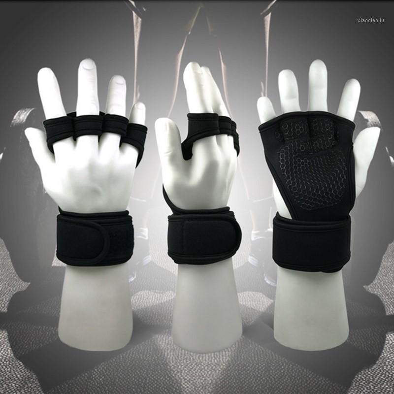 Fitness Sports Gloves Silicone Anti-slip Workout Half Finger Gloves Crossfit Gymnastics Grips Hand Palm Protection sorport safety1, Red
Fitness Sports Gloves Silicone Anti-slip Workout Half Finger Gloves Crossfit Gymnastics Grips Hand Palm Protection sorport safety1, Red