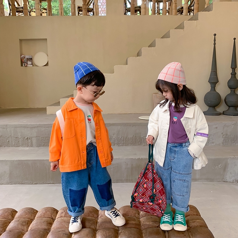 Autumn boys fashion Labeling wide long sleeve jackets Girls 3 colors loose casual outwears coats 201106, Orange
Autumn boys fashion Labeling wide long sleeve jackets Girls 3 colors loose casual outwears coats 201106, Orange