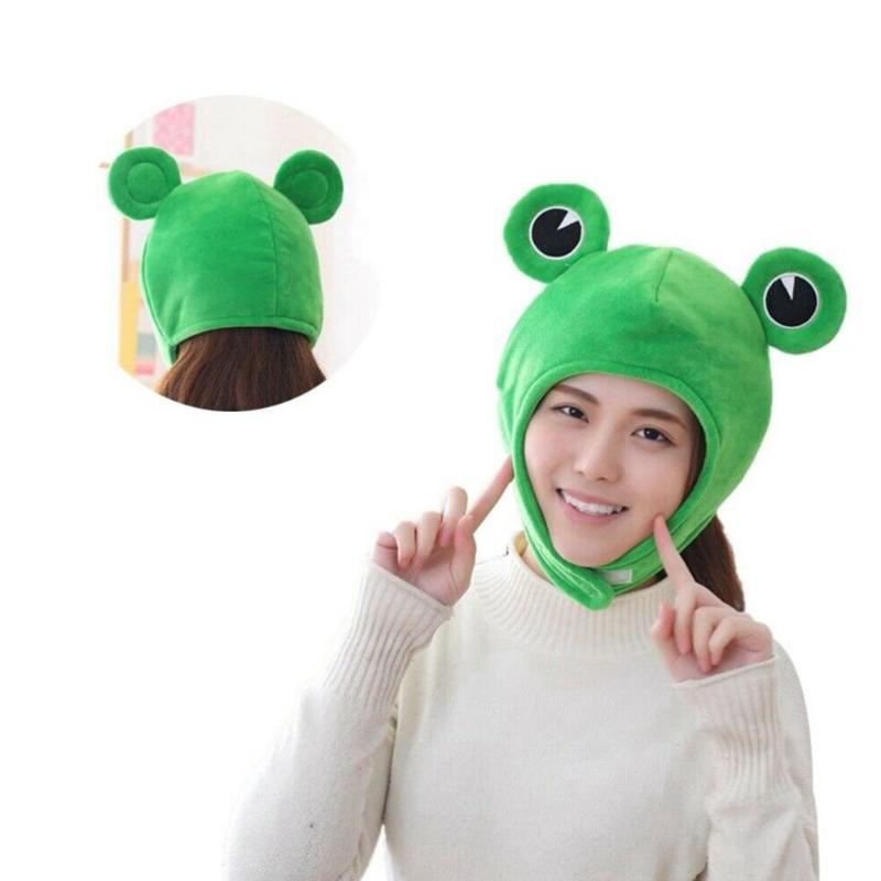 Funny Frog Hat Big Frog Eyes Cartoon Plush Hat Green Ear For Women Cosplay Headgear Girl Animal Costume Gift Party I1G3
Funny Frog Hat Big Frog Eyes Cartoon Plush Hat Green Ear For Women Cosplay Headgear Girl Animal Costume Gift Party I1G3