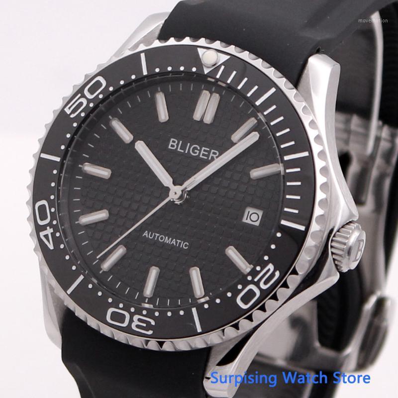 Bliger 41mm Automatic Mechanical Mens Watch Rubber Strap Luminous Waterproof Calendar Clock Wristwatch Men1, No6
Bliger 41mm Automatic Mechanical Mens Watch Rubber Strap Luminous Waterproof Calendar Clock Wristwatch Men1, No6
