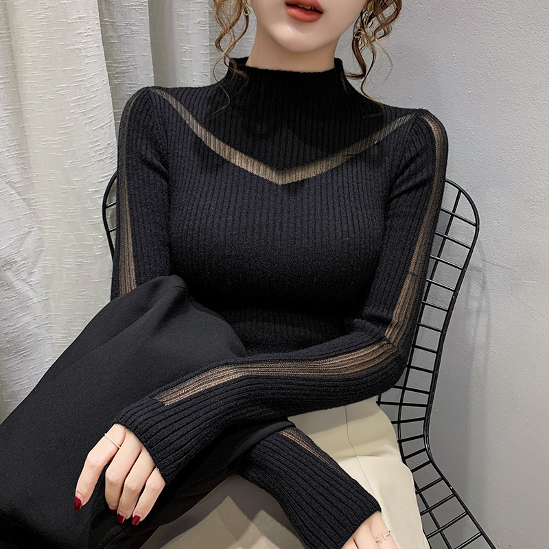 2021 Semi-high-necked Sweater Long Sweater, Women's Knitted Fabrics Foreign-style Autumn and Winter New Inboard Coat TSD3, White
2021 Semi-high-necked Sweater Long Sweater, Women's Knitted Fabrics Foreign-style Autumn and Winter New Inboard Coat TSD3, White
