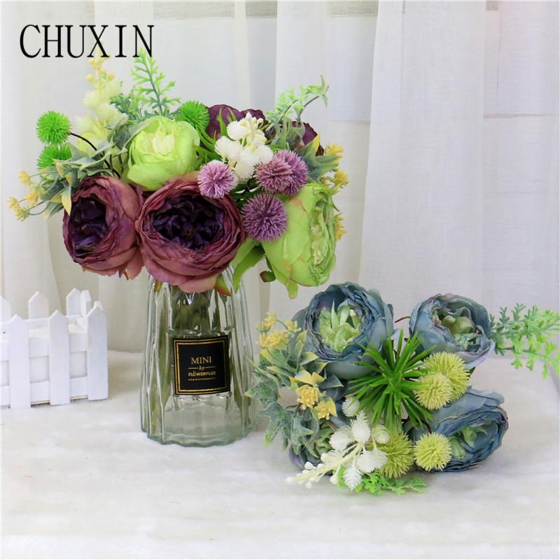 High-grade artificial flower European Bridal bouquet Rose plants home decoration wedding props ranunculus flower Girlfriend gift, White
High-grade artificial flower European Bridal bouquet Rose plants home decoration wedding props ranunculus flower Girlfriend gift, White