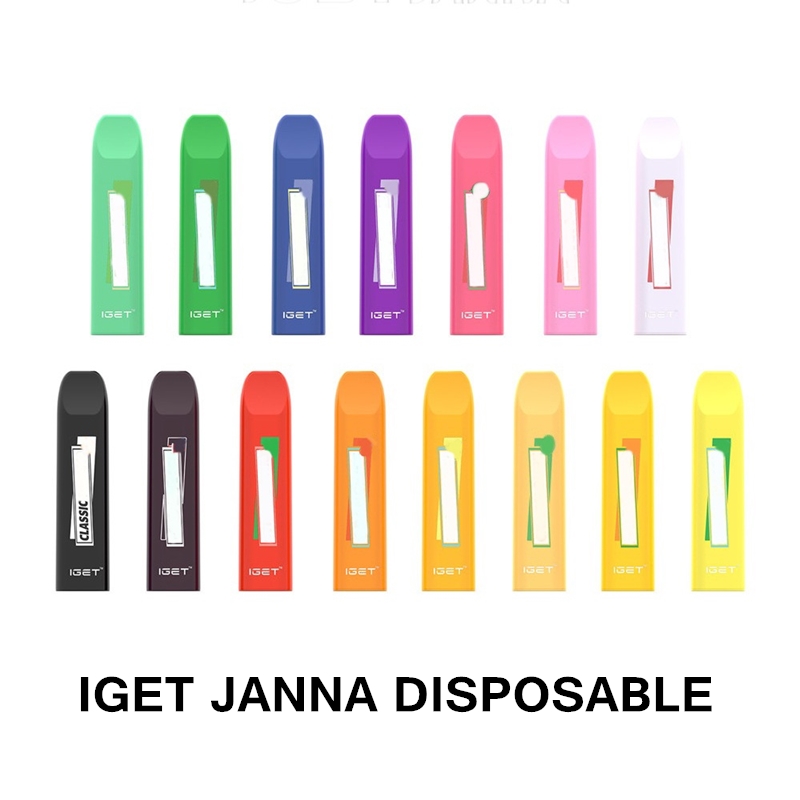 Original IGET JANNA DISPOSABLE Pod Device Kits 450 Puffs 280mAh Battery 1.ml Cartridge Vape Empty Pen Authentic VS Bar Plus XXL
Original IGET JANNA DISPOSABLE Pod Device Kits 450 Puffs 280mAh Battery 1.ml Cartridge Vape Empty Pen Authentic VS Bar Plus XXL