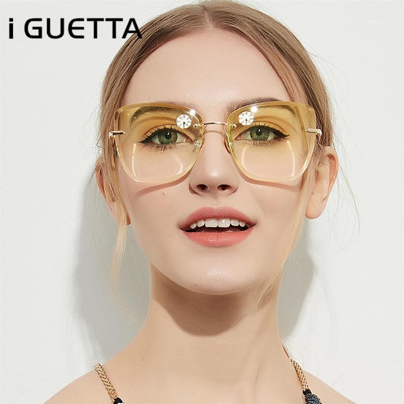 iGUETTA Square Clear Sunglasses Women Luxury Design Sunglass Women 2020 High Quality Big Glasses Frameless Gradient Lens IYJB2941
iGUETTA Square Clear Sunglasses Women Luxury Design Sunglass Women 2020 High Quality Big Glasses Frameless Gradient Lens IYJB2941