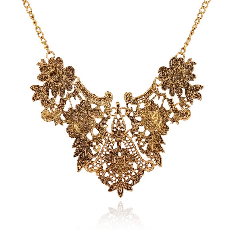LZHLQ Vintage Hollow Flower Necklaces Metal Brand Sweater Necklace Women Elegant Pendant Clavicle Chian Jewelry Statement
LZHLQ Vintage Hollow Flower Necklaces Metal Brand Sweater Necklace Women Elegant Pendant Clavicle Chian Jewelry Statement